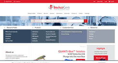 Desktop Screenshot of invivogen.com